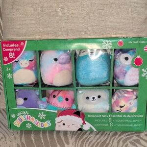 Squishmallows Colorful Ornament Collection